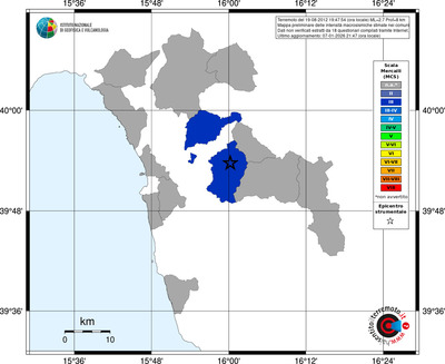 Mappa MCS - territori comuni