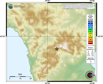 Mappa EMS - località