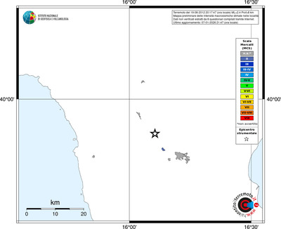 Mappa MCS - territori località