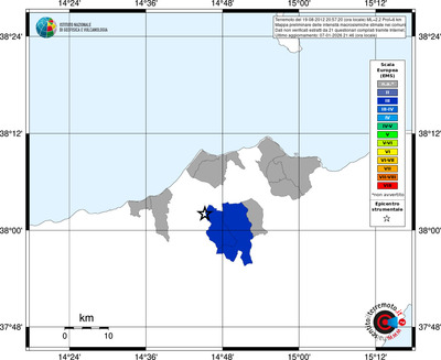 Mappa EMS - territori comuni