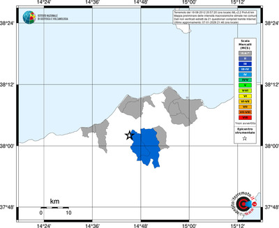 Mappa MCS - territori comuni