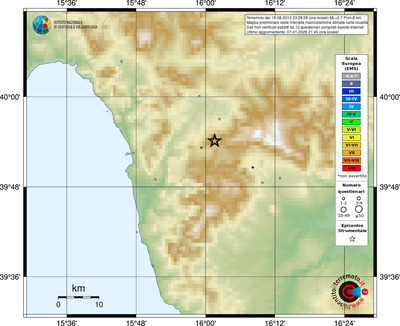Mappa EMS - località