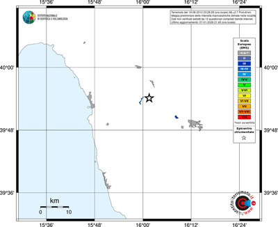 Mappa EMS - territori località