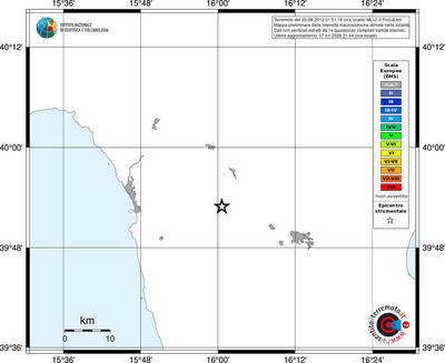 Mappa EMS - territori località