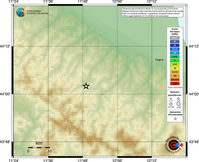 Mappa EMS - località