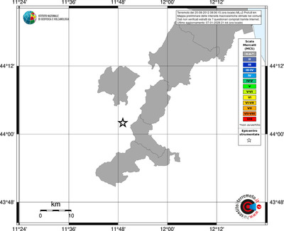 Mappa MCS - territori comuni
