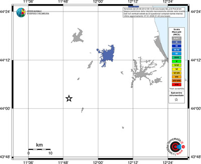 Mappa MCS - territori località