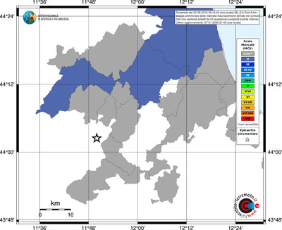 Mappa MCS - territori comuni