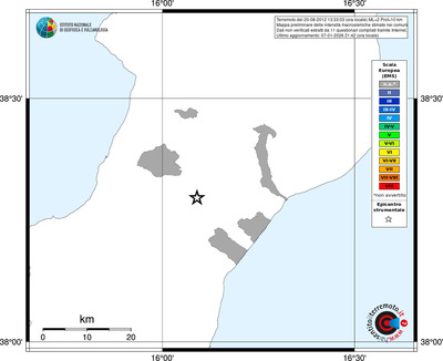 Mappa EMS - territori comuni