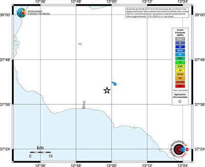 Mappa EMS - territori località
