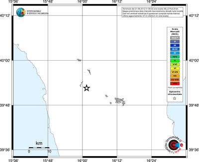 Mappa MCS - territori località