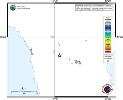 Mappa EMS - territori località