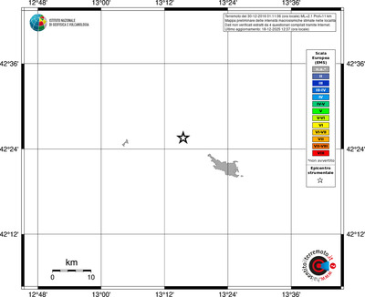 Mappa EMS - territori località