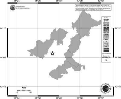 Mappa MCS - territori comuni