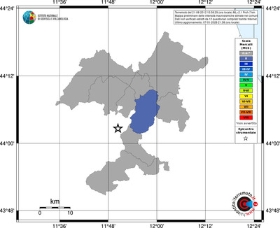 Mappa MCS - territori comuni
