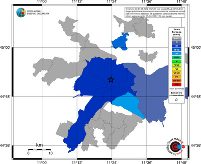 Mappa EMS - territori comuni