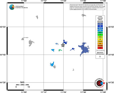 Mappa MCS - territori località