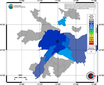Mappa MCS - territori comuni