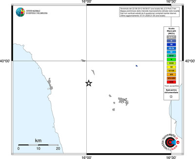 Mappa MCS - territori località