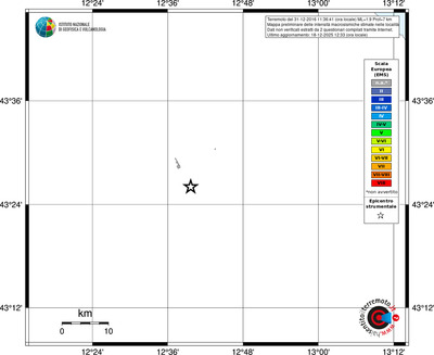 Mappa EMS - territori località