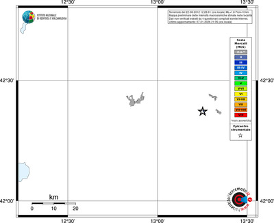 Mappa MCS - territori località