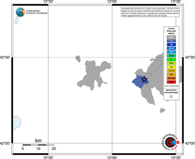 Mappa MCS - territori comuni