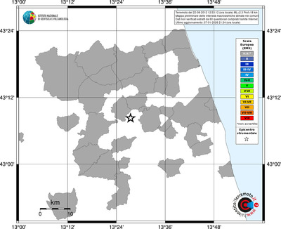 Mappa EMS - territori comuni