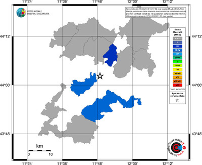 Mappa MCS - territori comuni