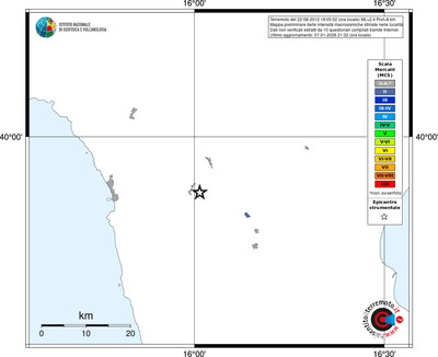 Mappa MCS - territori località