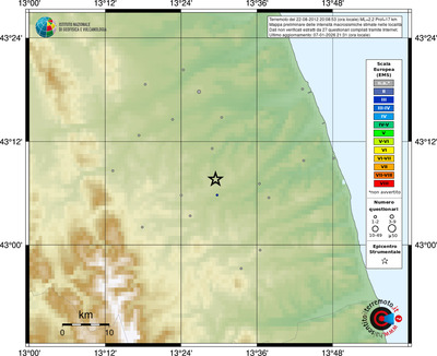 Mappa EMS - località