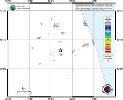 Mappa MCS - territori località
