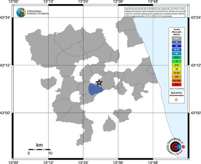 Mappa MCS - territori comuni
