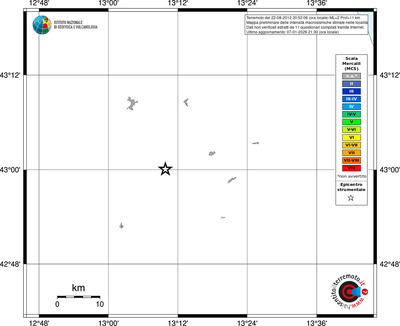 Mappa MCS - territori località