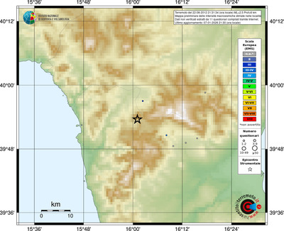 Mappa EMS - località