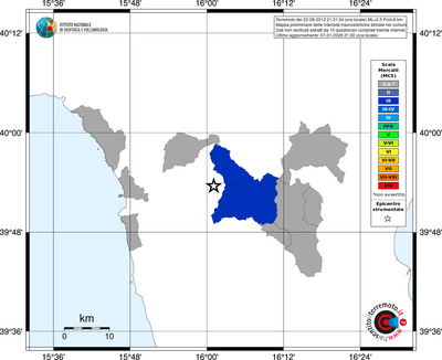 Mappa MCS - territori comuni