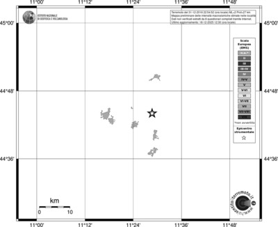 Mappa EMS - territori località
