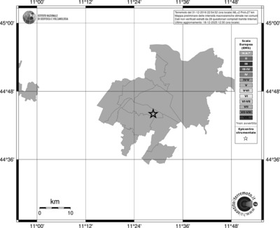 Mappa EMS - territori comuni
