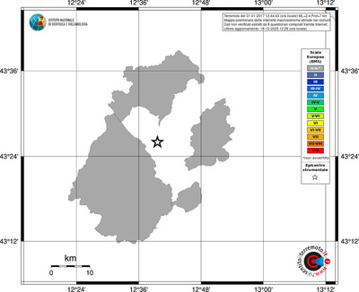 Mappa EMS - territori comuni