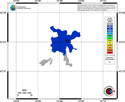 Mappa EMS - territori comuni