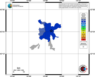Mappa MCS - territori comuni