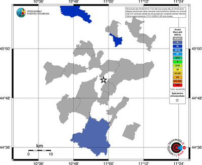 Mappa MCS - territori comuni