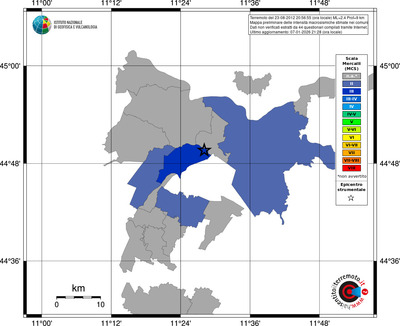 Mappa MCS - territori comuni