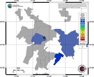 Mappa MCS - territori comuni