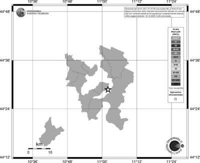 Mappa MCS - territori comuni