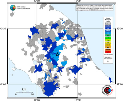 Mappa EMS - territori comuni