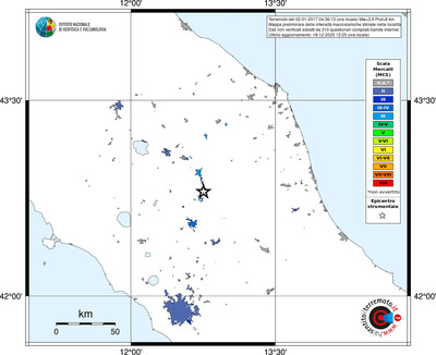 Mappa MCS - territori località