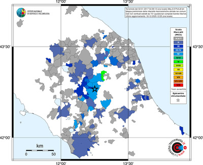 Mappa MCS - territori comuni