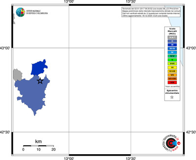 Mappa MCS - territori comuni