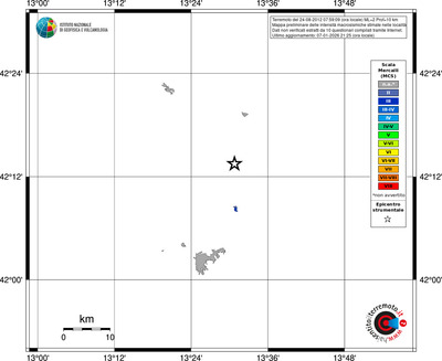 Mappa MCS - territori località