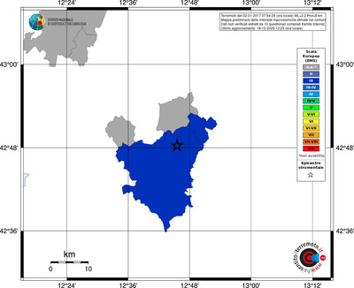 Mappa EMS - territori comuni